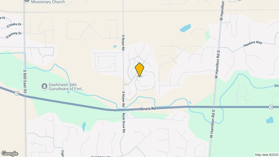 813 Beal Brook Pass Map and Location Details