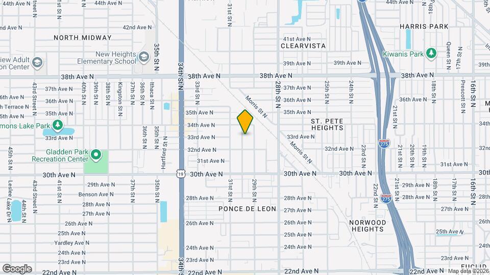 3229 30th St N Map and Location Details