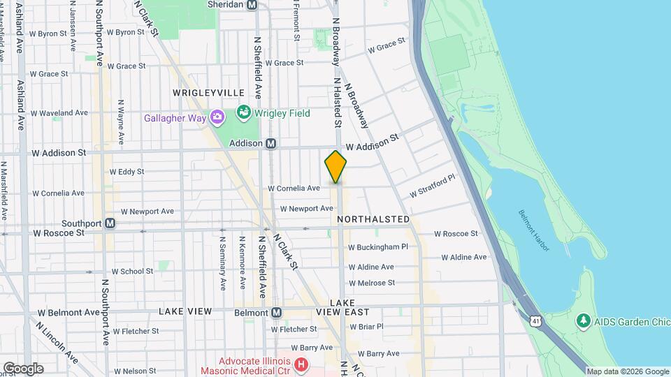 805 W Cornelia Ave Mapa y Detalles de la Ubicación