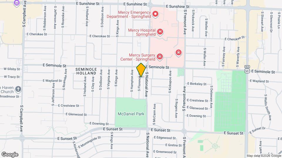 2252 S Florence Ave Map and Location Details