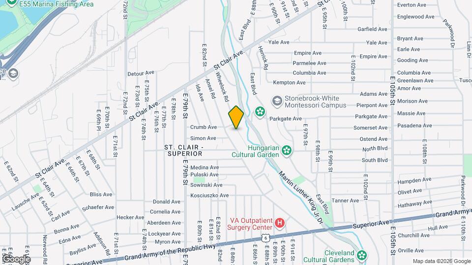 1016 Wheelock Rd Mapa y Detalles de la Ubicación