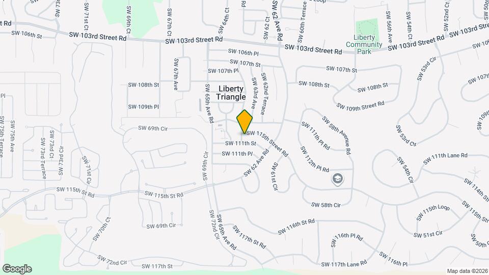 6366 SW 115th Street Rd Map and Location Details