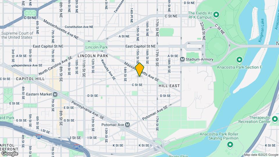 256 15th St SE Map and Location Details