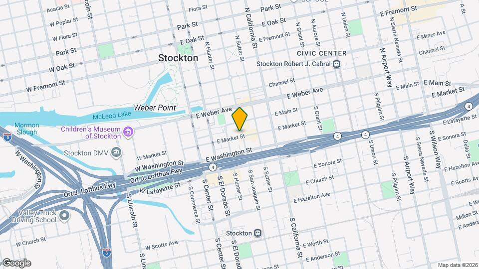 41 S San Joaquin St Map and Location Details