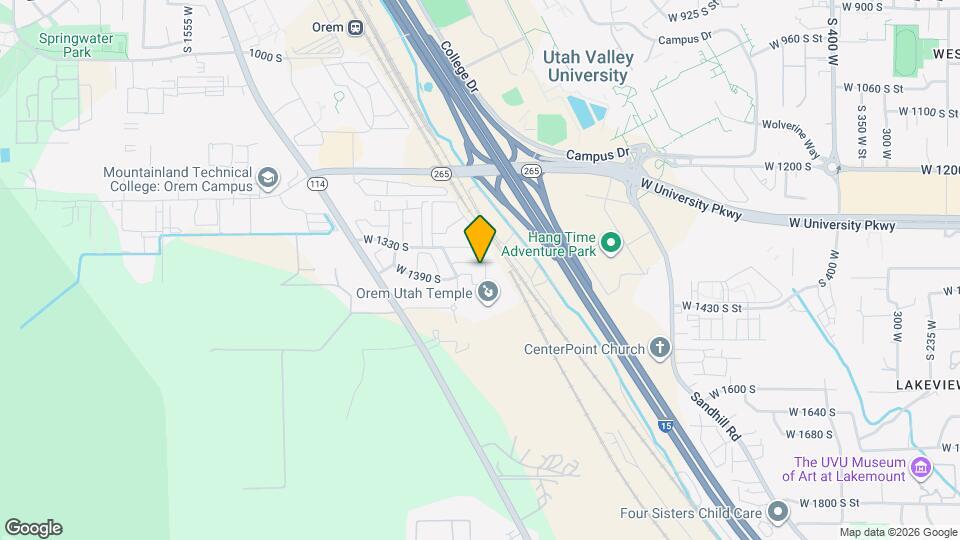 1023 W 1360 S Map and Location Details