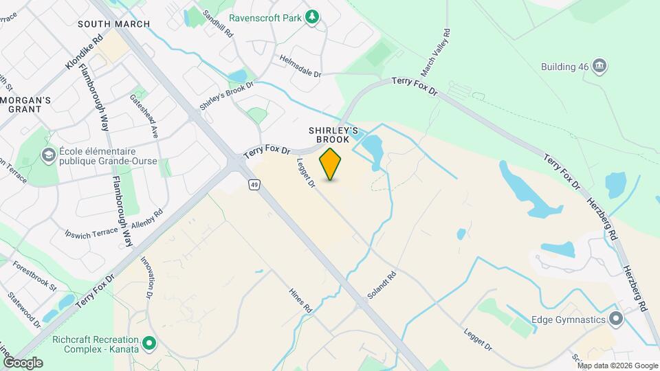 535 Legget Dr Map and Location Details