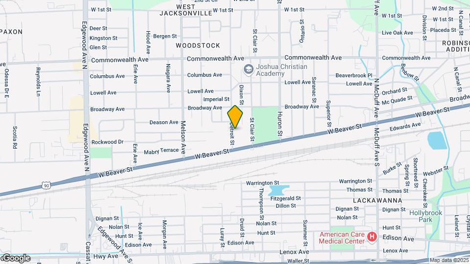 703 Detroit St Map and Location Details