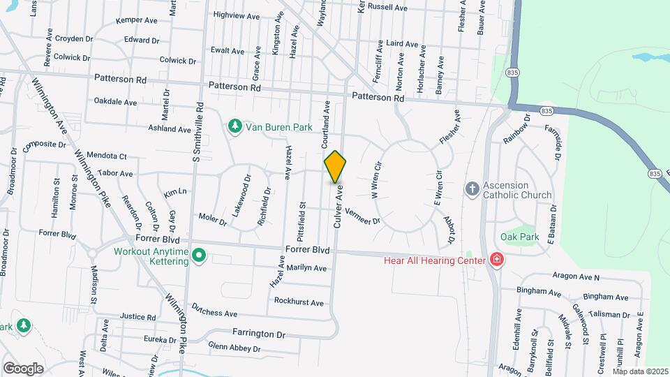 2025 Culver Ave Map and Location Details