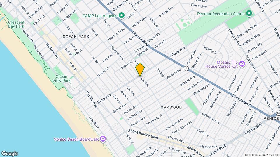 303 6th Ave Mapa y Detalles de la Ubicación