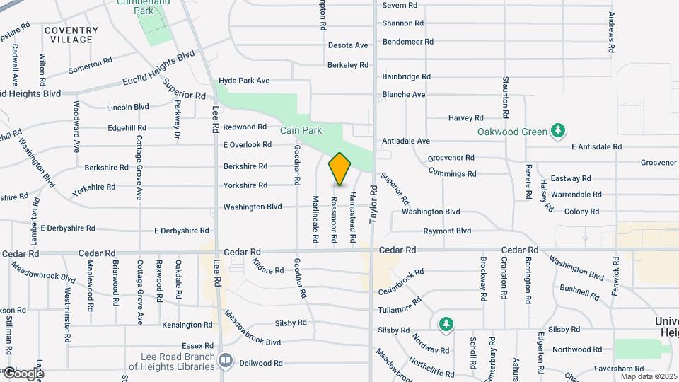 2047 Rossmoor Rd Map and Location Details