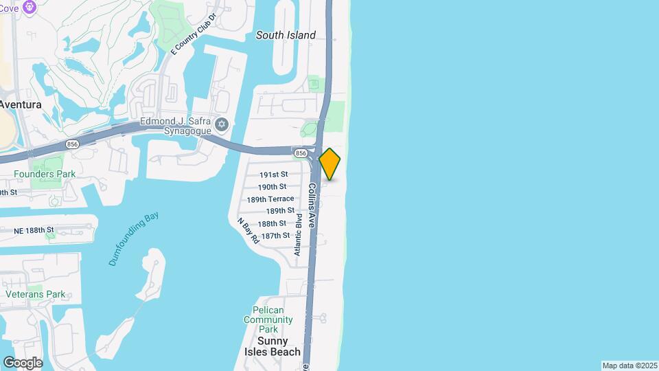 18975 Collins Ave, Unit 5302 Map and Location Details