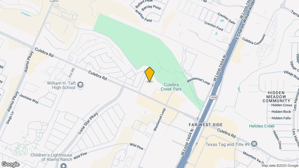 11139 Culebra Rd Map and Location Details