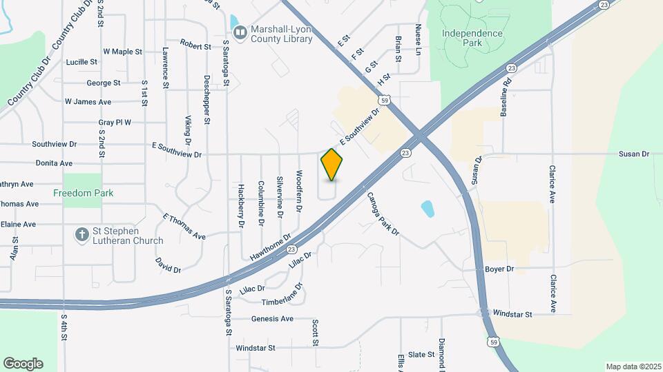 810 E Southview Ct Map and Location Details