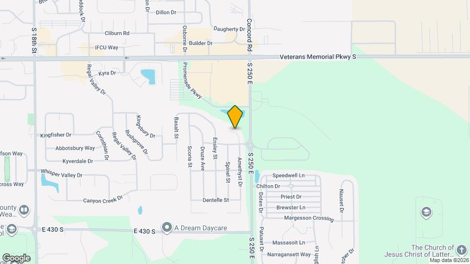 3839 Amethyst Dr Map and Location Details