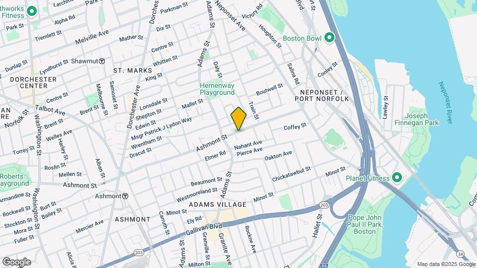 465 Ashmont St Map and Location Details