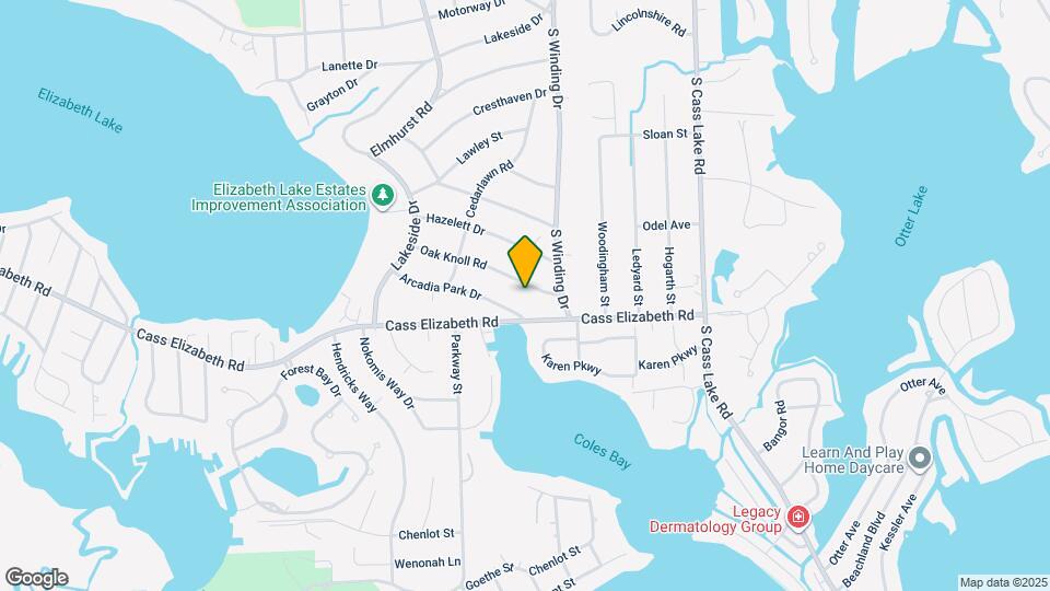 3857 Oak Knoll Rd Map and Location Details