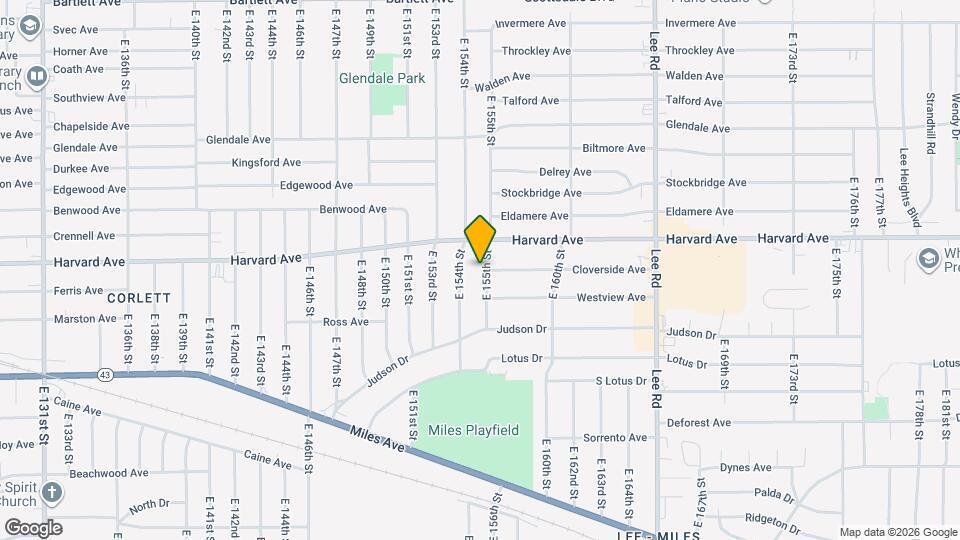 4080 E 155th St Map and Location Details