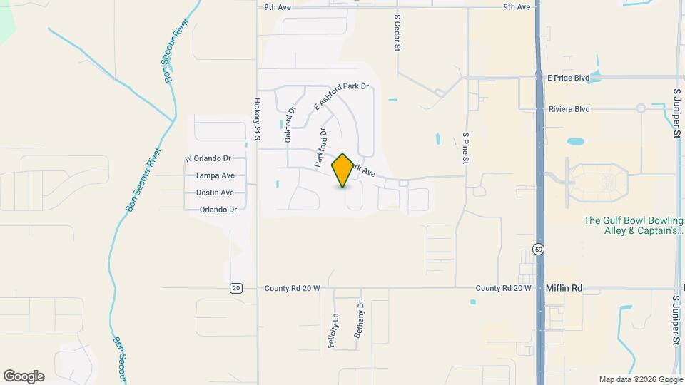 2704 Hampton Park Cir Map and Location Details