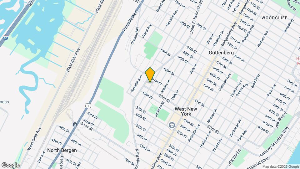 6011 Washington St Map and Location Details