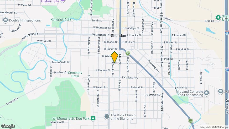 409 S Brooks St Map and Location Details