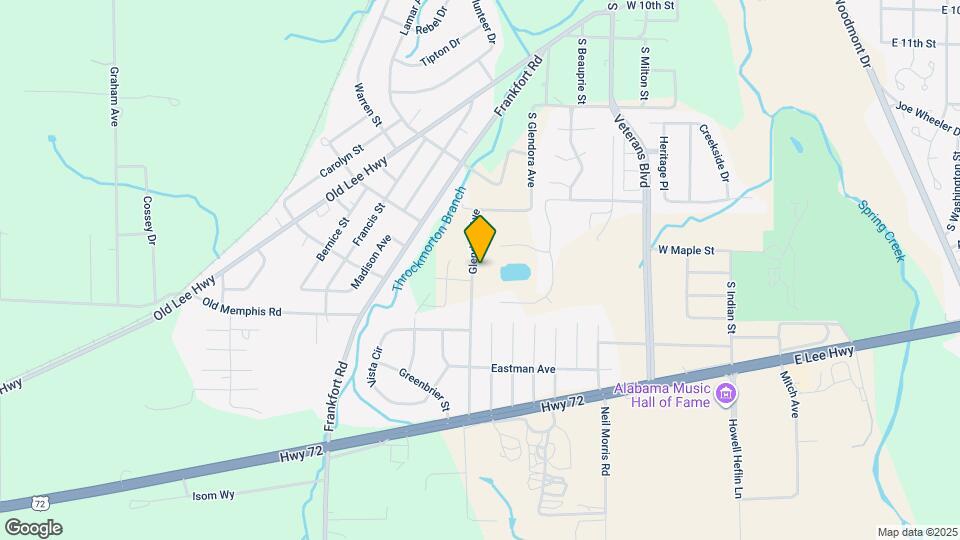 1207 Glendora Ave Map and Location Details