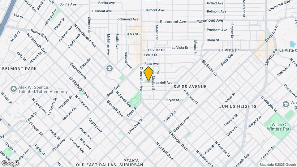 5618 Lindell Ave Map and Location Details