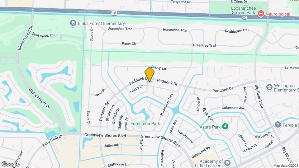 14447 Stirrup Ln Map and Location Details