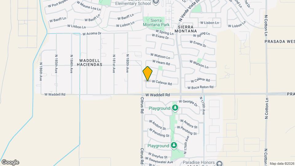 17863 W Calavar Rd Map and Location Details