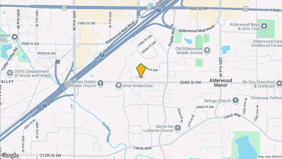 3702 203rd Pl SW Map and Location Details