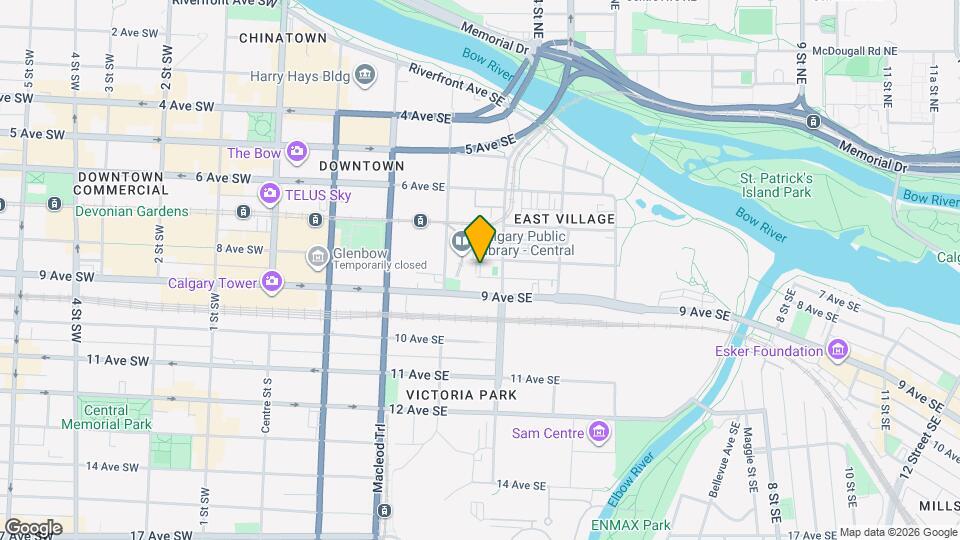 Library Square Map and Location Details