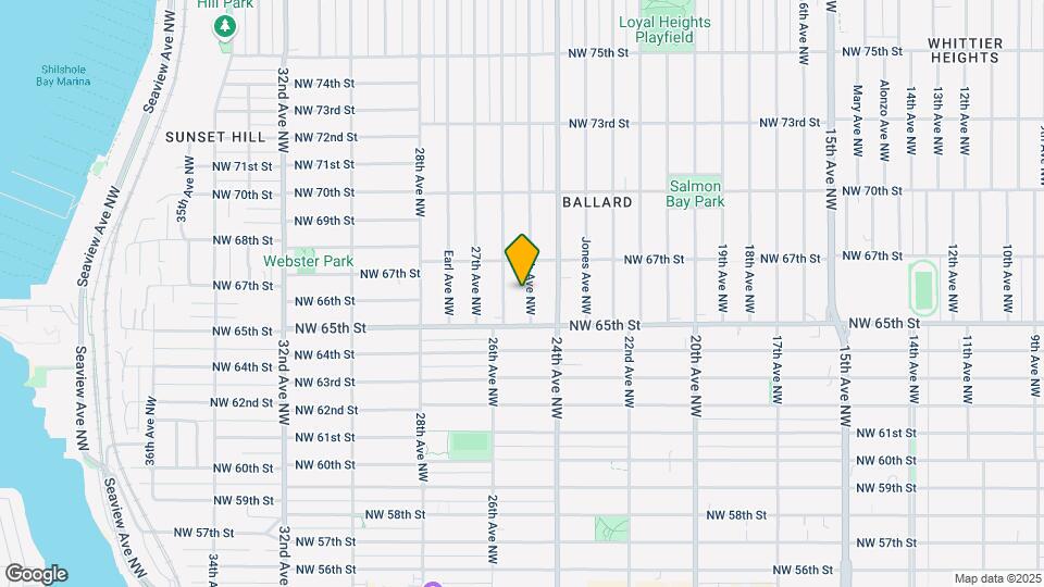 6527 25th Ave NW Map and Location Details