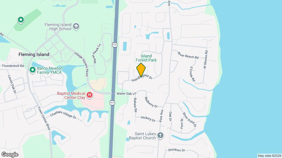 6281 Island Forest Dr Map and Location Details