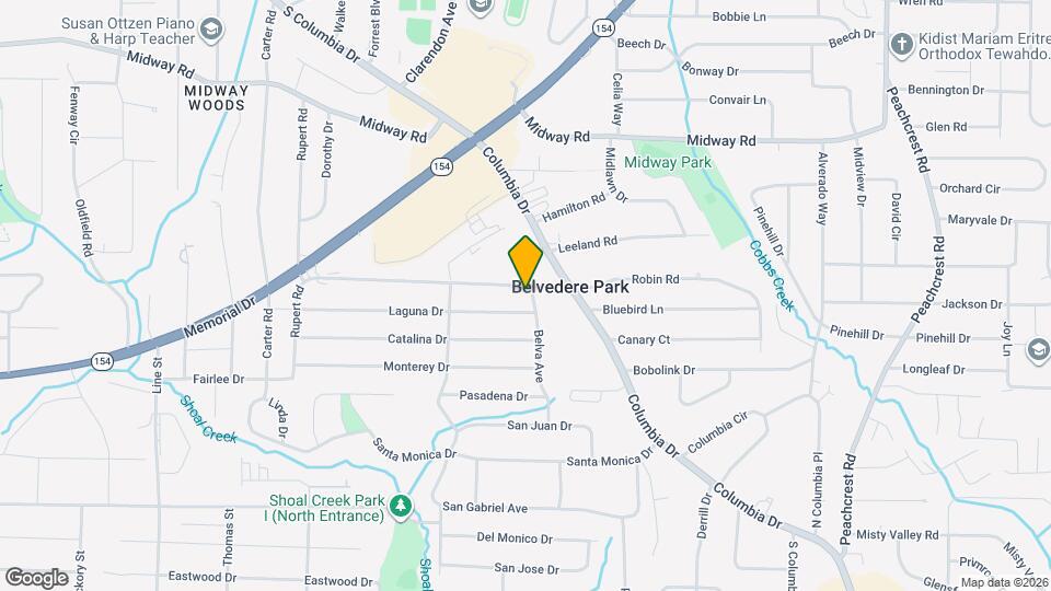 3033 Belvedere Ln Map and Location Details