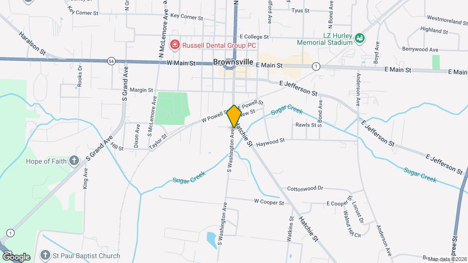 418 S Washington Ave Map and Location Details