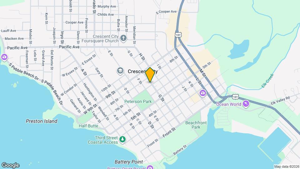 704 G St Map and Location Details