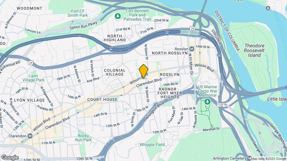 1731 Clarendon Blvd Map and Location Details
