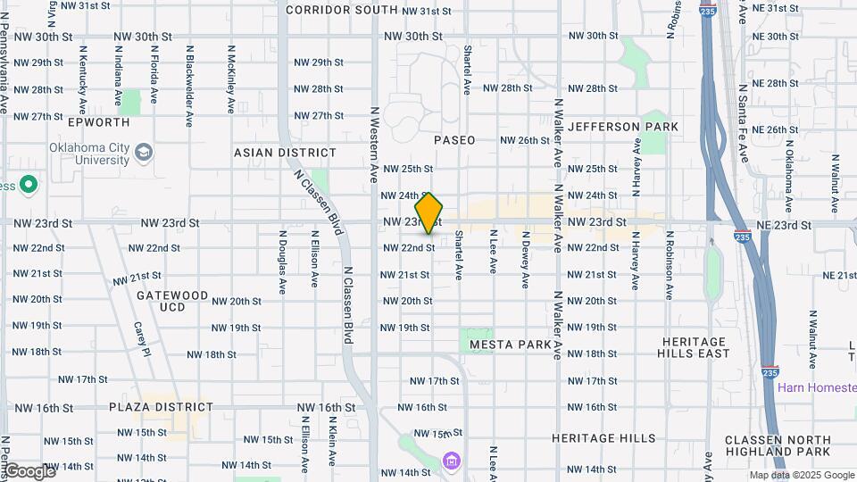 901 NW 22nd Map and Location Details