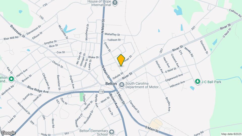 307 Green St Map and Location Details