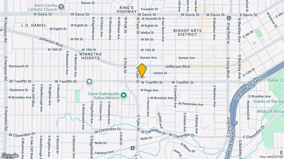 825 W Twelfth St Mapa y Detalles de la Ubicación