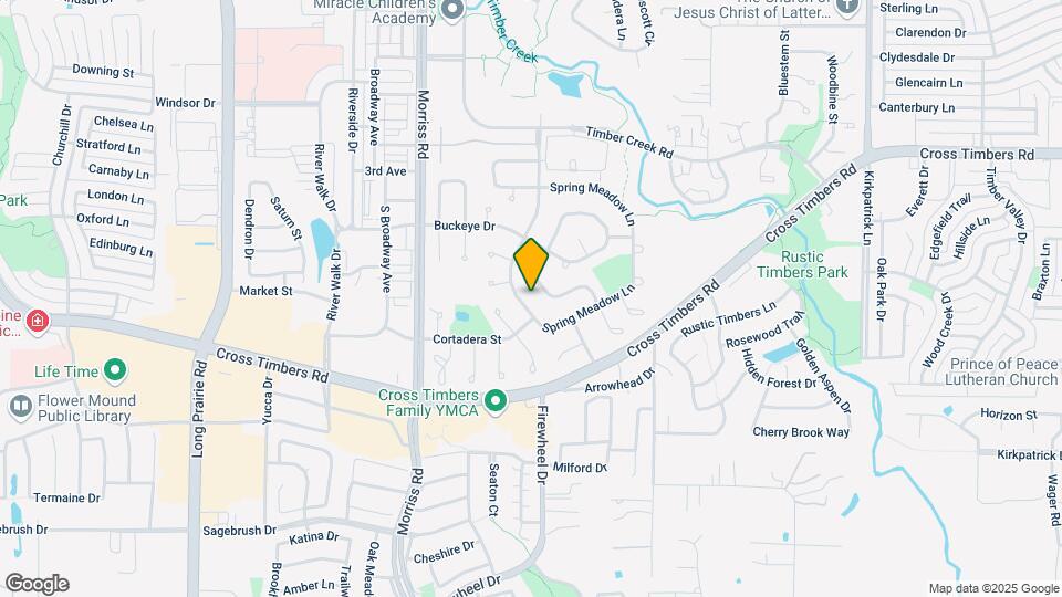 3611 Spring Meadow Ln Map and Location Details