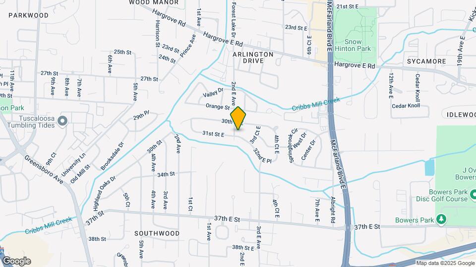 204 32nd E Pl Map and Location Details