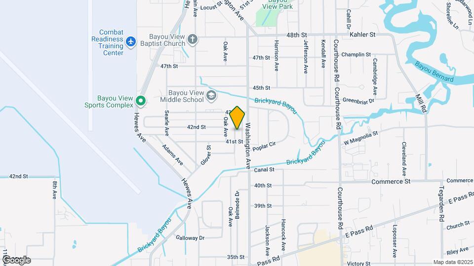 4105 Washington Ave Map and Location Details