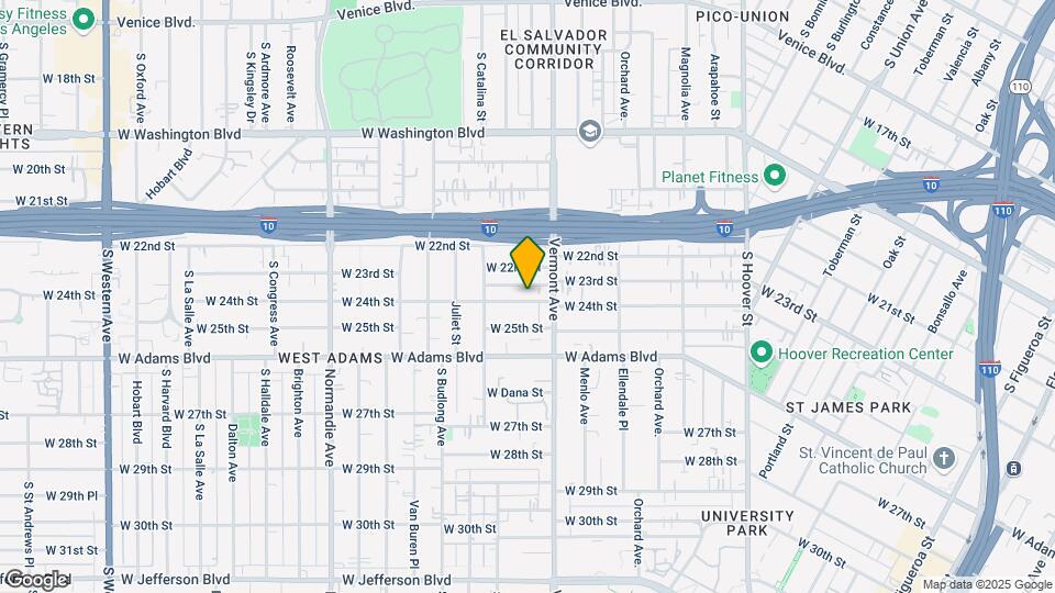 1431 W 24th St Mapa y Detalles de la Ubicación