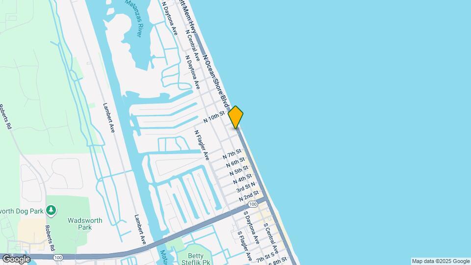 801 N Ocean Shore Blvd Mapa y Detalles de la Ubicación