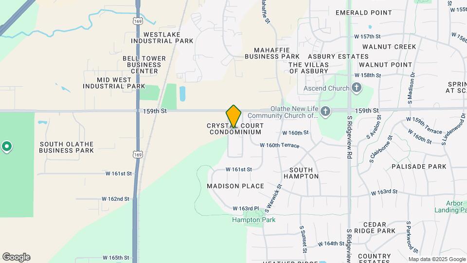 15971 S Crestview Dr Map and Location Details
