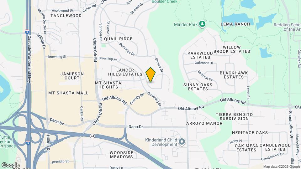 1143 Grouse Dr Mapa y Detalles de la Ubicación