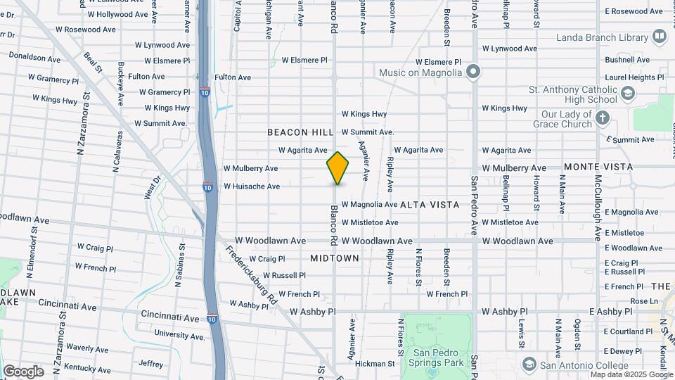 Blanco Village Mapa y Detalles de la Ubicación