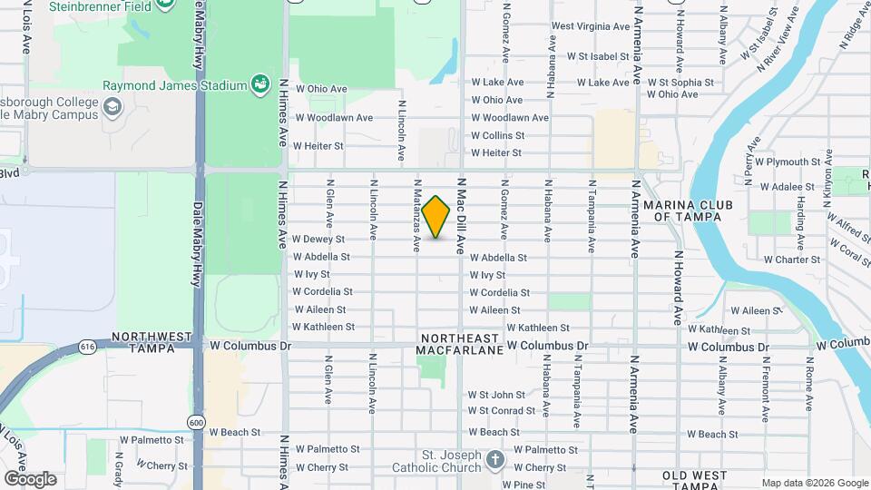3116 W Dewey St Mapa y Detalles de la Ubicación
