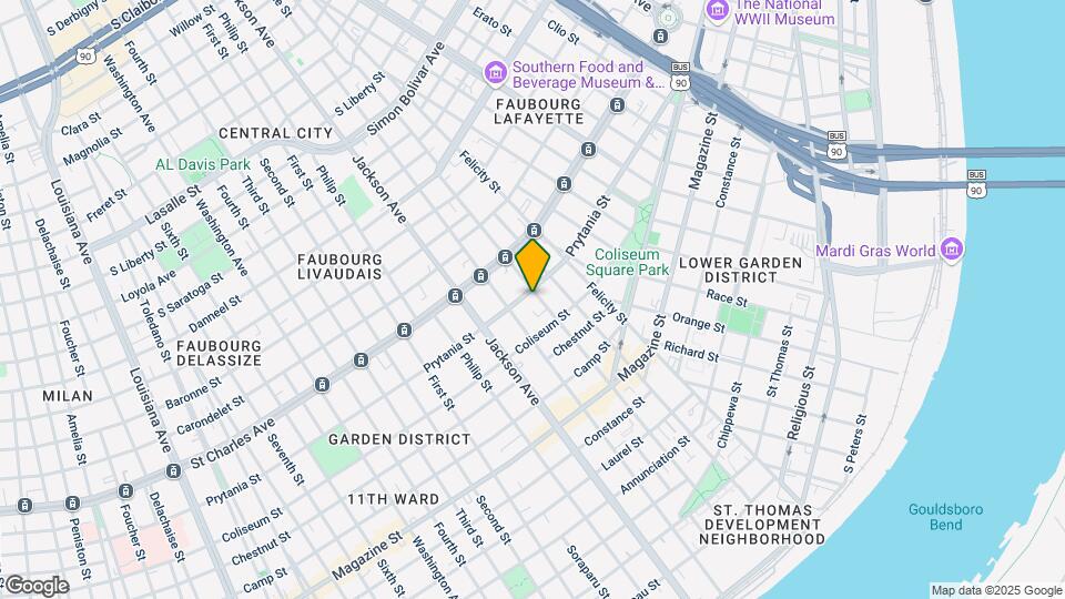 2018 Prytania St Mapa y Detalles de la Ubicación