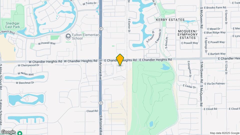 Villas at Chandler Heights Mapa y Detalles de la Ubicación